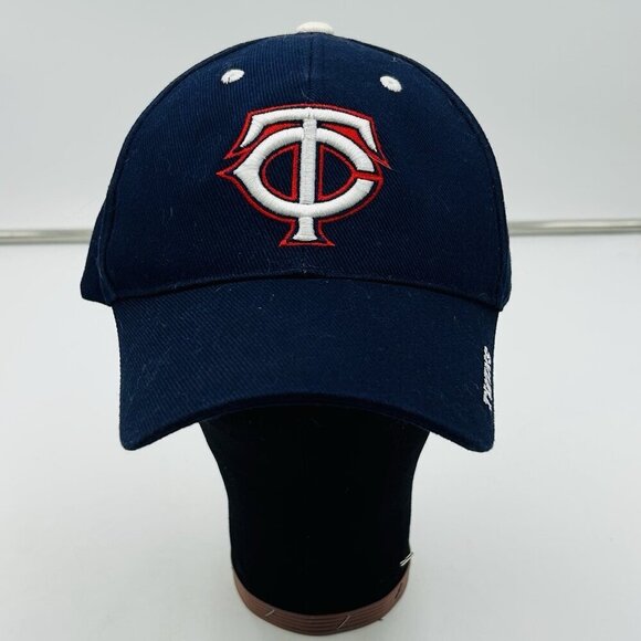 Minnesota Twins Hat Cap Mens One Size Blue TC Logo MLB Genuine Baseball - Picture 1 of 10
